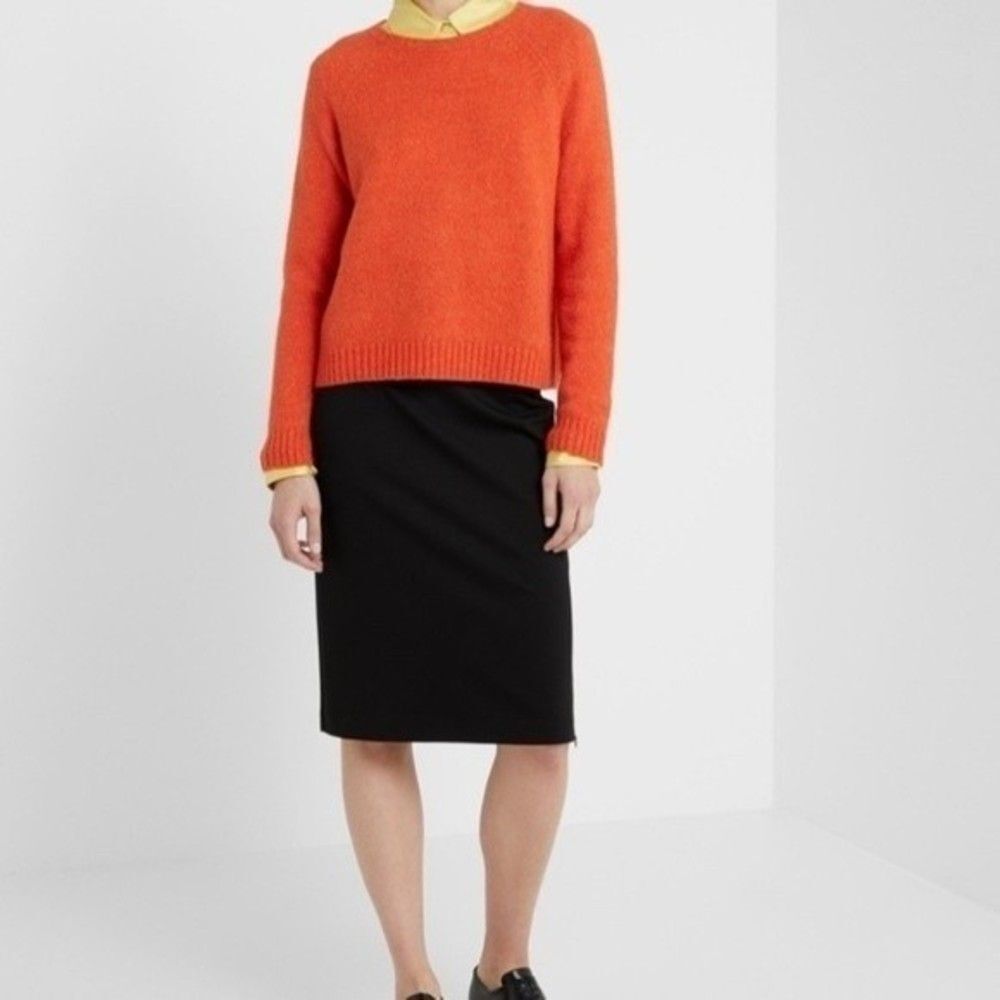 Max Mara Black Wool Pencil Skirt  Made in Italy 8